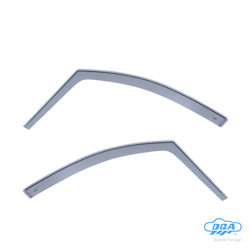 DGA, Wind deflectors, Smoke-tinted, 2 pcs., fits Citroën C8 & Peugeot 807 & Fiat Ulysse II & Lancia Phedra (2002-2014)
