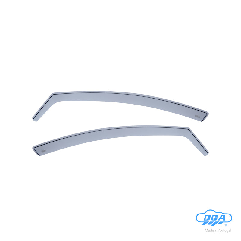 DGA, Déflecteurs de vent, teinté fumé, 2 pcs, convient pour Ford Mondeo IV Sedan/HB 5-dørs/Stc. (2007-2014)