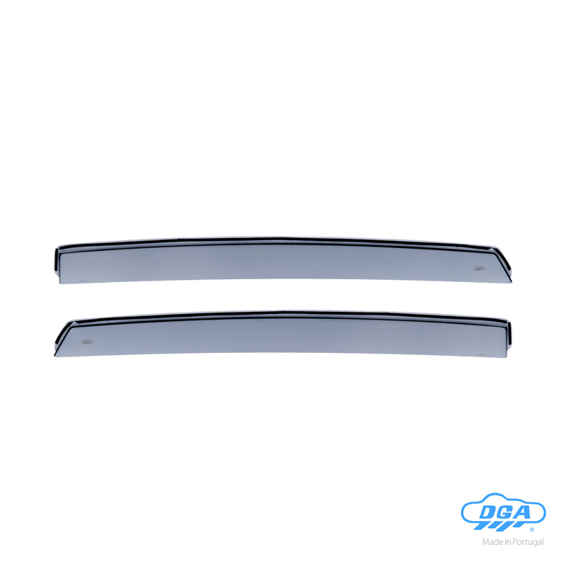 DGA, Déflecteurs de vitres, teintés fumé, arrière, 2 pièces, compatible avec Ford Fiësta 5 portes (2008-2017)