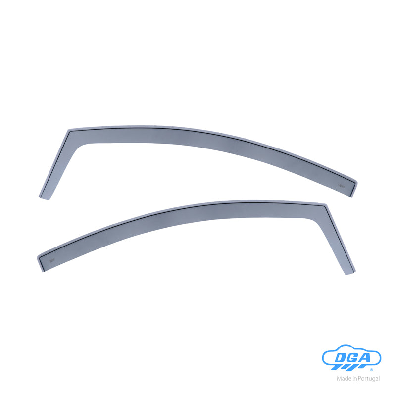DGA, déflecteurs d'air, teinté fumé, pour portes avant, 2 pièces, compatible avec Ford Ka II (2008-2016)