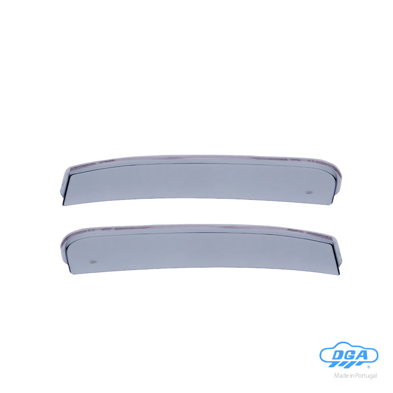 DGA, déflecteurs d'air, fumés, 2 pièces, compatible avec Ford Transit FBD 2 portes (2014-)
