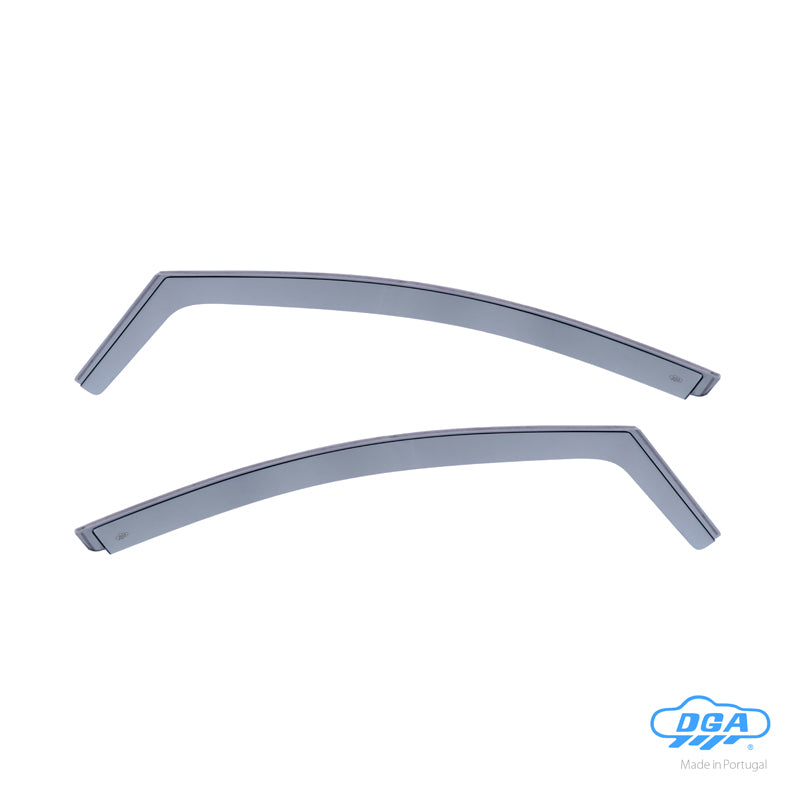 DGA, Wind deflectors, Smoked, 2 pcs., fits Ford Fiësta, 5-door (2017-)