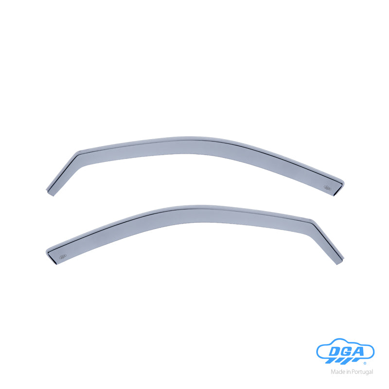 DGA, winddeflectors, rookkleurig, 2 stuks, geschikt voor Hyundai Tucson (JM) (2004-2010)