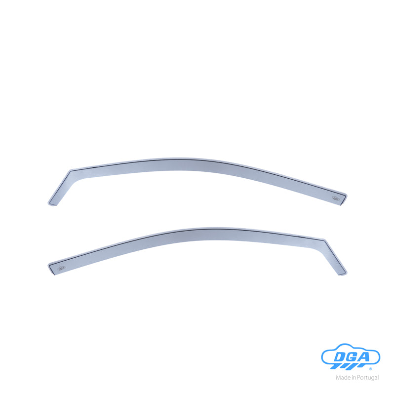 DGA, Wind deflectors, Smoke-tinted, 2 pcs., fits Honda Civic (EP) HB 3-door (2001-2005) incl. Type-R