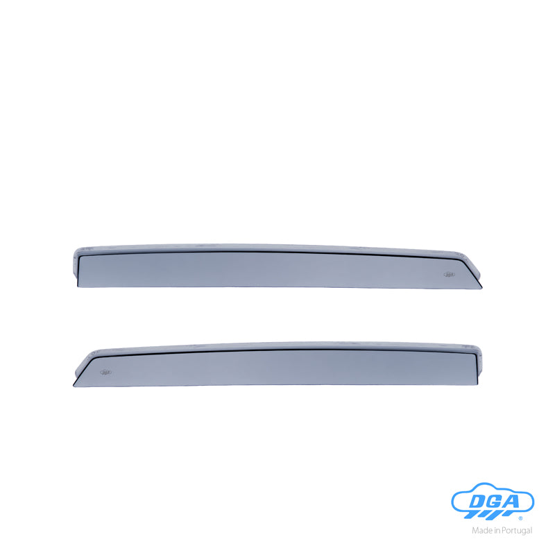 DGA, winddeflectoren, rookkleurig, achterportieren, 2 st., geschikt voor Kia Cee'd (JD) Hatchback/Sportswagon (2012-2018)