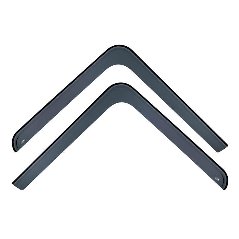 DGA, Wind deflectors, smoked for front doors (2 pcs.), fits Scania P-Series / R-Series / S-Series (2016-) & Scania R-Series (2025-)
