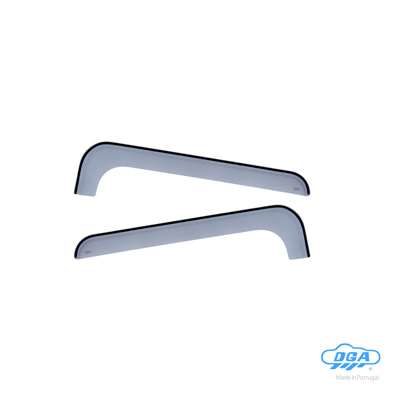 DGA, Wind deflectors, smoked, 2 pcs., fits Scania R-Serie & S-Serie (2016-)
