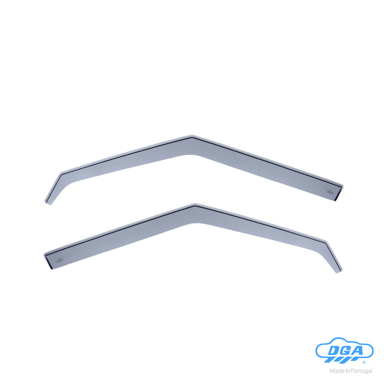 DGA, Vindafvisere, røgfarvet, 2-pieces, passer til Mazda 323 (BG) HB 3-dørs (1989-1994)