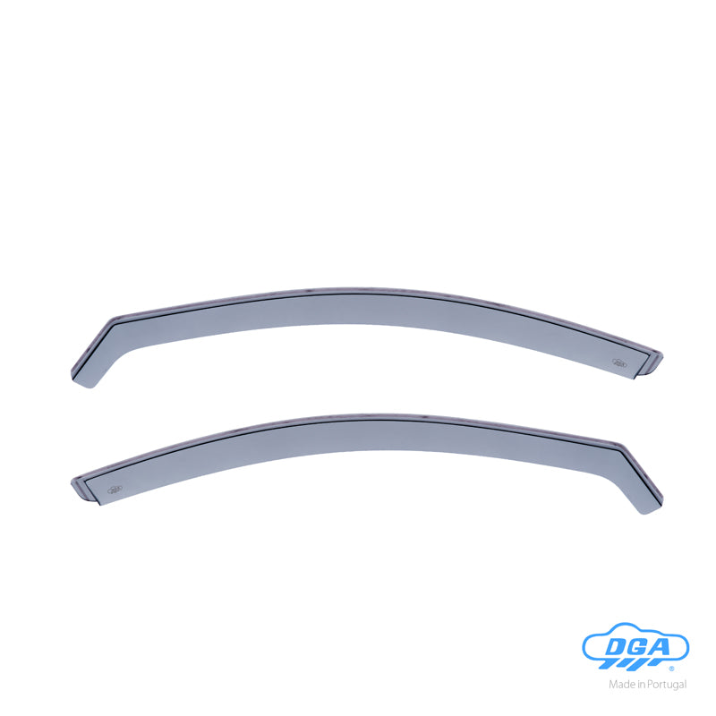 DGA, Déflecteurs de vitres, teinté fumé, 2 pcs, compatible avec Mazda CX-3 (DK) 2015-