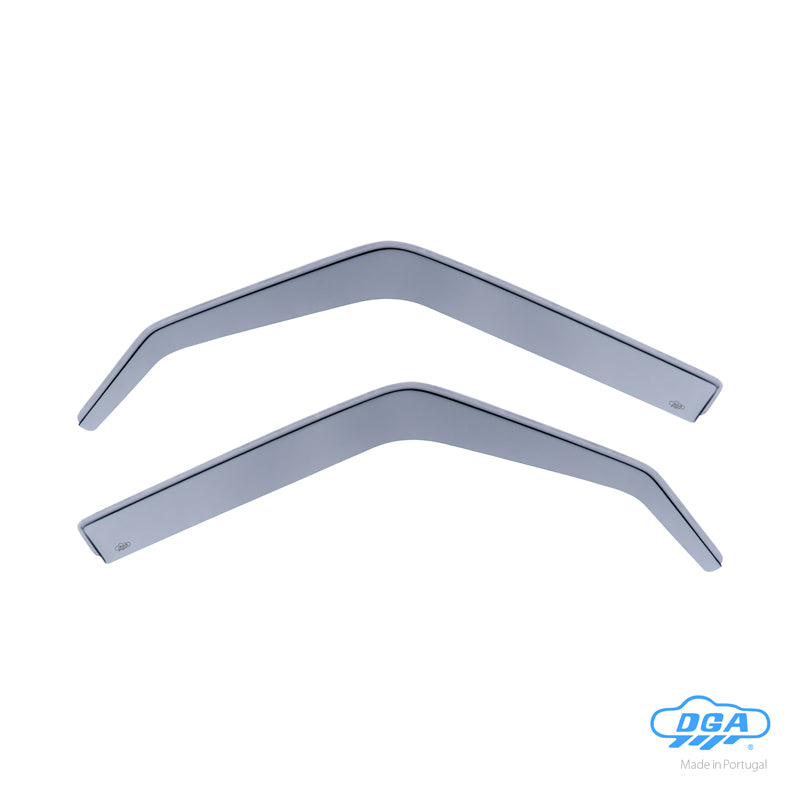 DGA, Déflecteurs de vitres, teintés fumés, pour portes avant, 2 pièces, compatible avec Mercedes W123 (200-Serie) Sedan/Kombi (1976-1986)