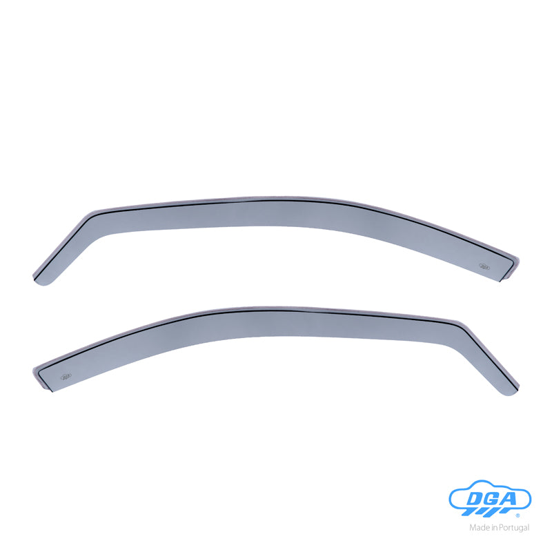 DGA, Wind Deflectors, Smoked, 2-pack, fits Mercedes C-Class W203 Sedan/Wagon (2000-2007)