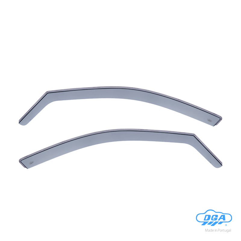 DGA, Wind deflectors, Smoked, fits Mercedes C-Class W204 Sedan/Wagon (2007-2014), 2 pieces