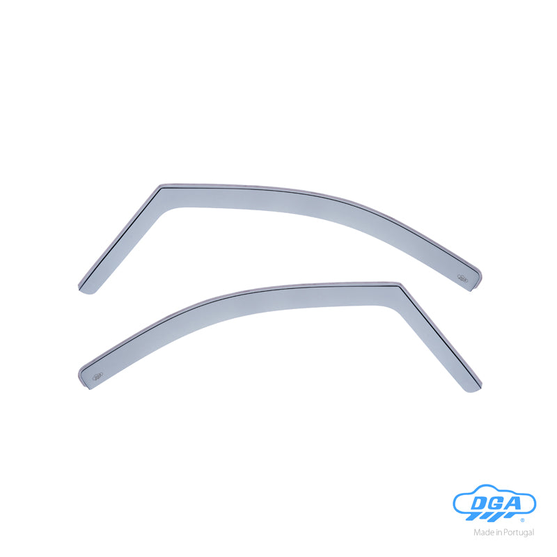 DGA, Wind Deflectors, Smoked, 2 pcs. for front doors, Fits Mercedes V-Class/Vito/Marco Polo/EQC (W447) (2014-2024 & FL 2024-)