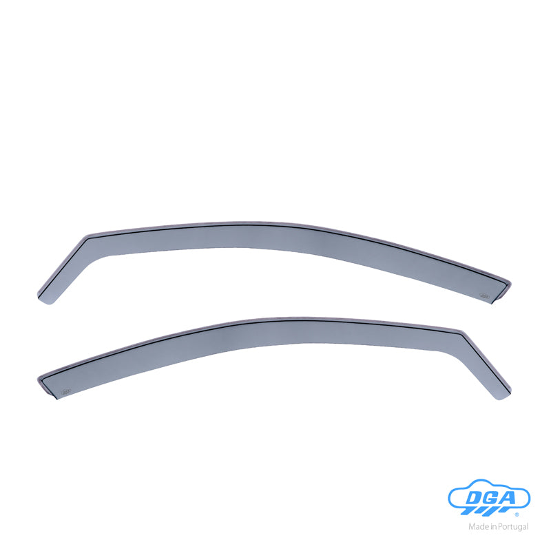 DGA, Wind deflectors, Smoke-tinted for front doors, 2 pcs., fits Mercedes A-Class W176 (2012-2018)