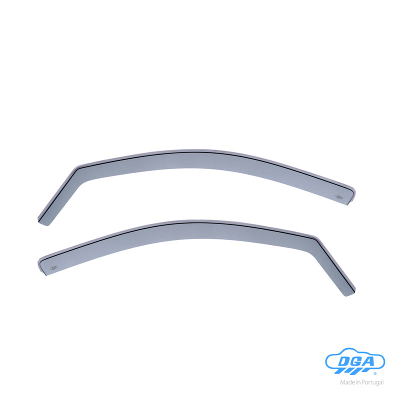 DGA, Wind Deflectors, smoked, For front doors, 2 pcs., fits Mitsubishi Outlander (CWO) (2012-)