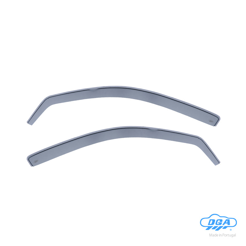 DGA, Wind Deflectors, Smoked, 2 pcs., fits Nissan Micra III (K12) 5-door (2003-2010)