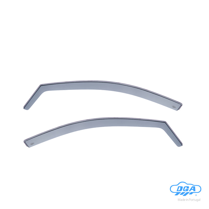 DGA, Wind Deflectors, Smoked, 2 pcs., fits Nissan Qashqai II (J11) (2013-2020)
