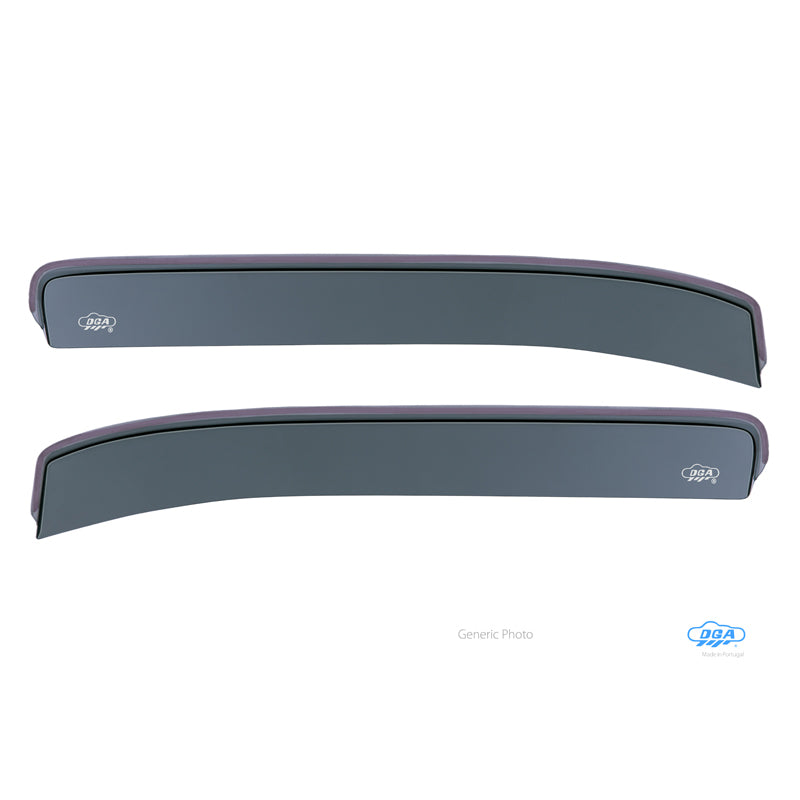 DGA, Wind Deflectors, Smoked, 2 pcs., Fits Renault Master III & Opel Movano B & Nissan NV400 (2010-2024)