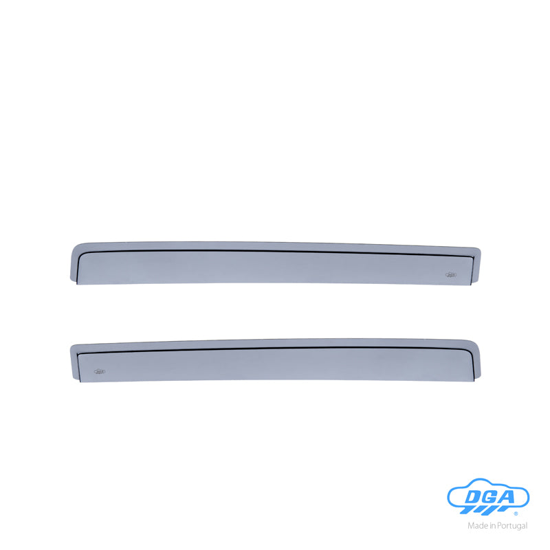 DGA, Déflecteurs d'air, Fumé, Arrière, 2 pcs., convient à Opel Zafira B (2005-2012)