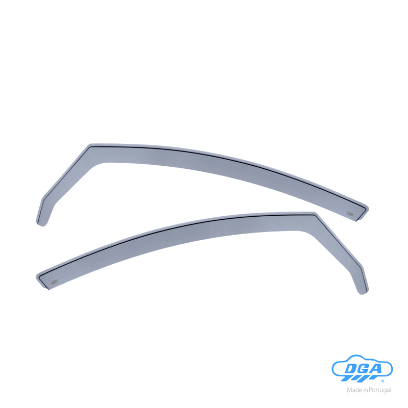 DGA, windgeleiders, rookkleurig, 2 stuks, geschikt voor Opel Astra J HB 5-deurs & Sportstourer (2009-2015)