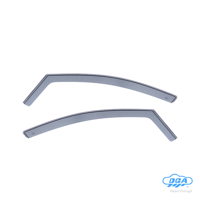 DGA, Winddeflectoren, rookgekleurd, voor portieren, 2 st., past op Opel Astra K HB 5-deurs & Sportstourer (2015-2021)