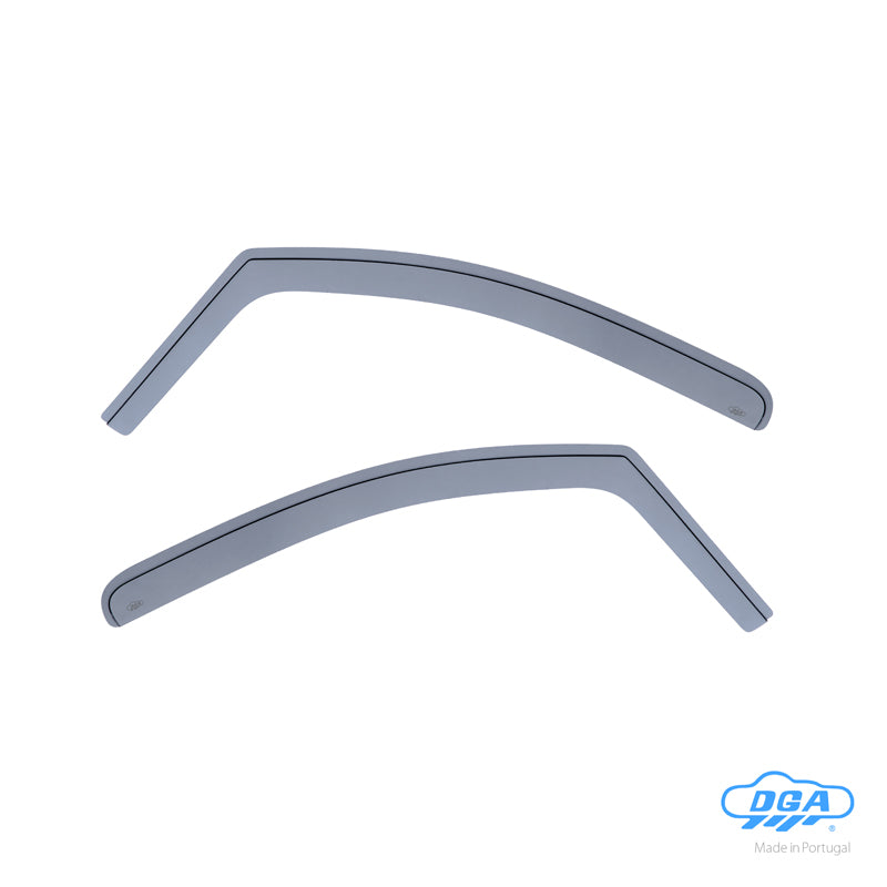 DGA, Wind Deflectors, Smoked, 2 pcs., fits Opel Mokka & Mokka X (J13) (2012-2020)
