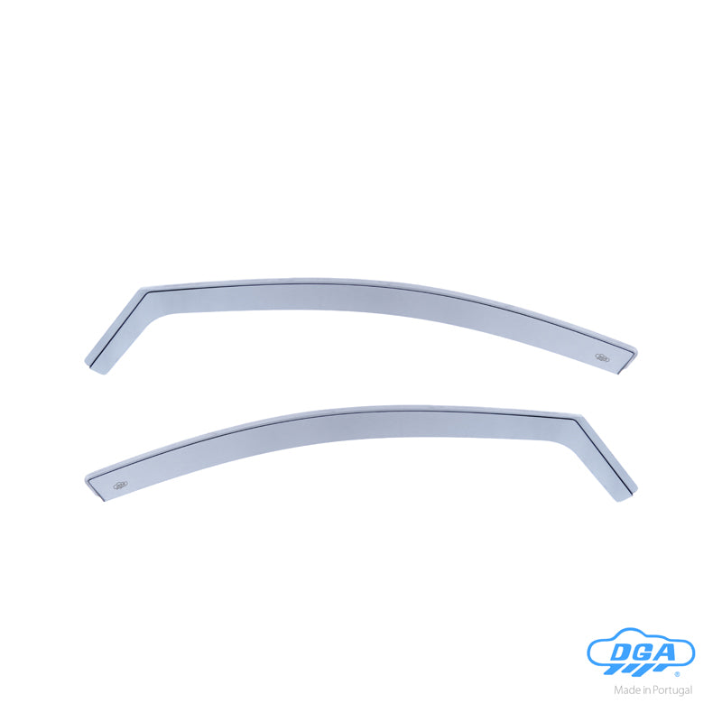 DGA, Wind Deflectors, Smoked, For front doors, 2 pcs., fits Opel Insignia B Grand Sport & Sportstourer (2017-)