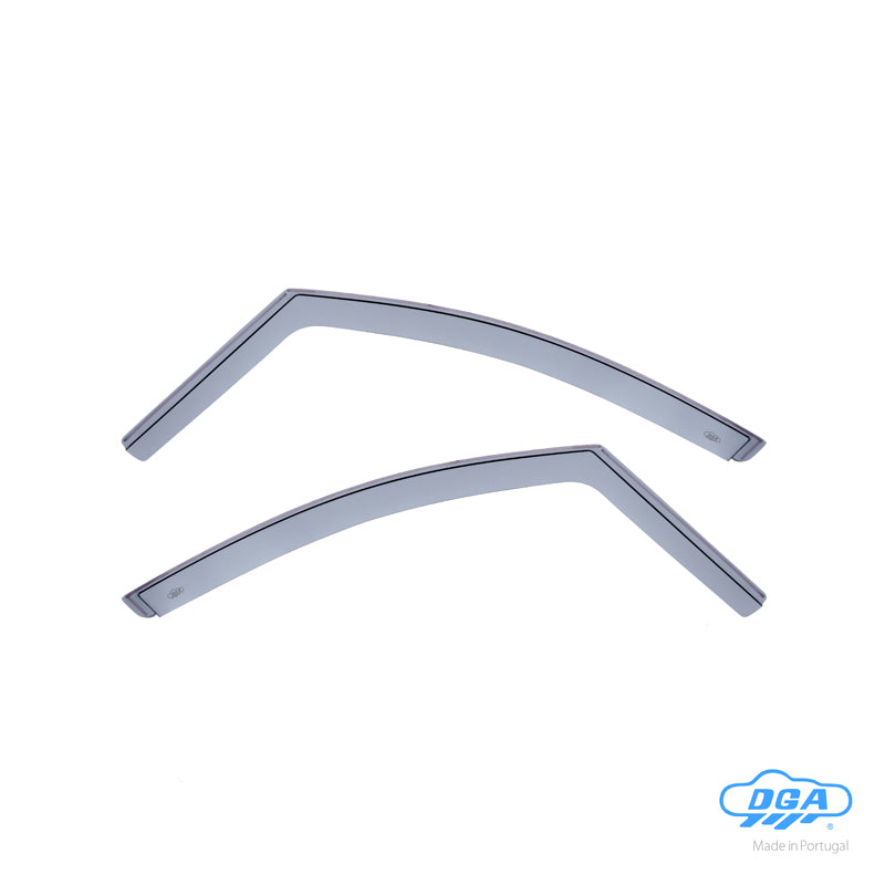 DGA, Winddeflectoren, rookgekleurd, 2 st., past op Peugeot 2008 I (2013-2019)