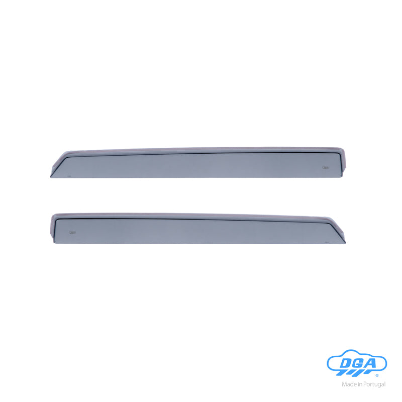DGA, Winddeflectoren, rookgekleurd, voor achterportieren, 2 st., past op Peugeot 3008 II (2016-2024)