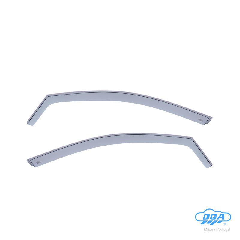 DGA, Wind Deflectors, Smoked, For front doors, 2 pcs., fits Peugeot 3008 II & 5008 II (2016-2024)