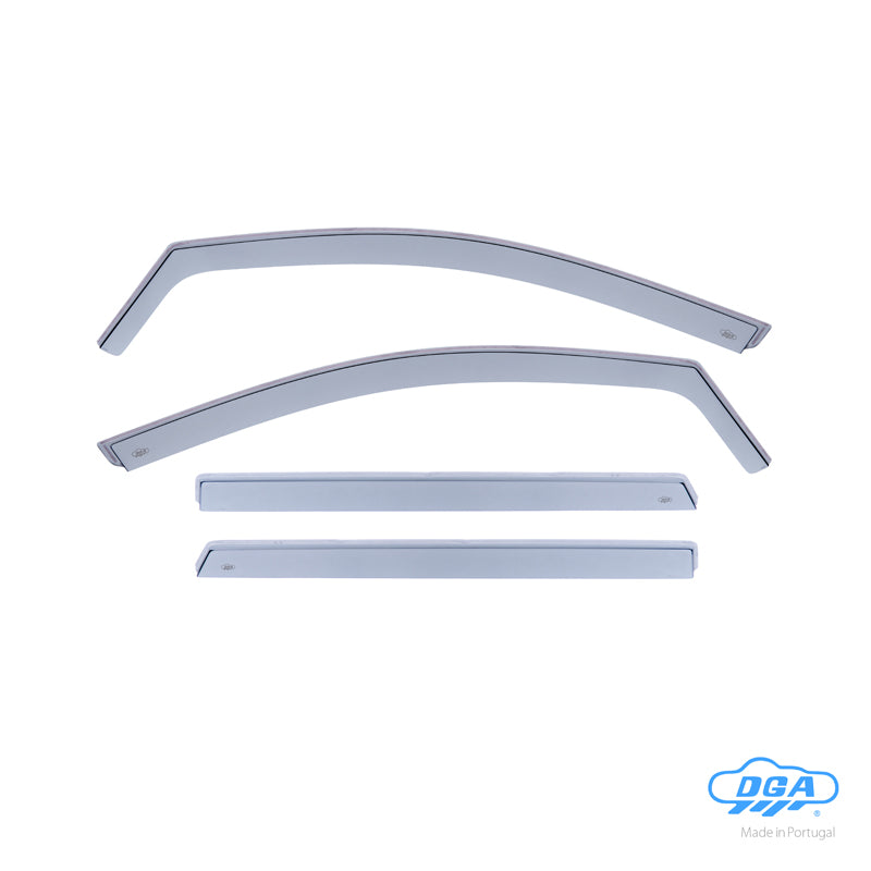 DGA, Wind Deflectors, Smoked, 4 pcs., fits Peugeot 5008 II (2016-2024)