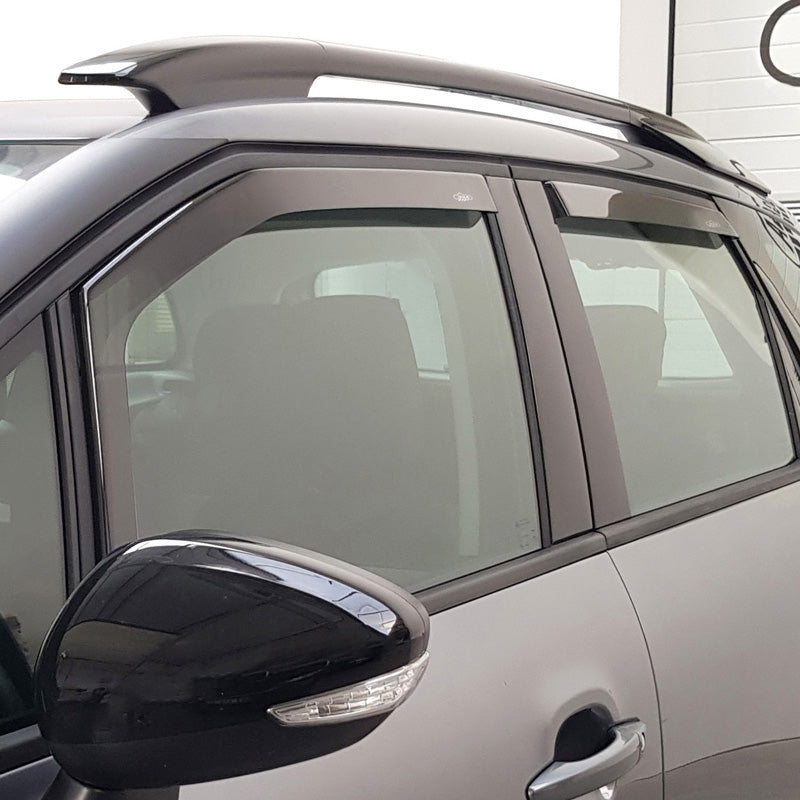 DGA, Wind Deflectors, Smoked, 4-pcs., fits Peugeot 308 III HB 5-door (2021-)