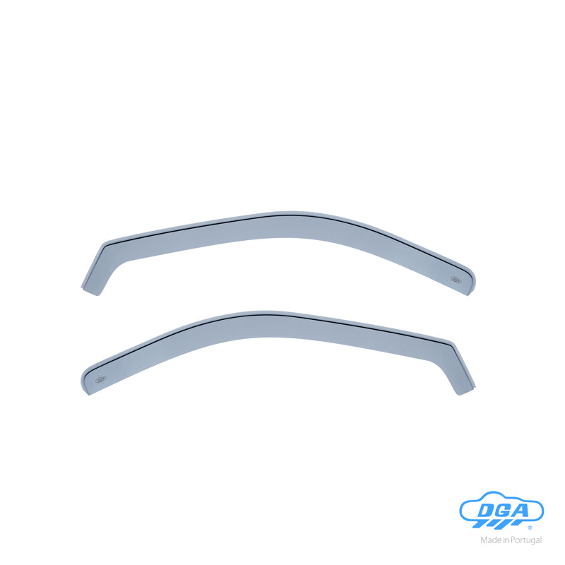 DGA, Wind deflectors, smoke-tinted, for front doors, 2 pcs., fits Ligier JS 60 (2020-) & Microcar M.Go (2015-)
