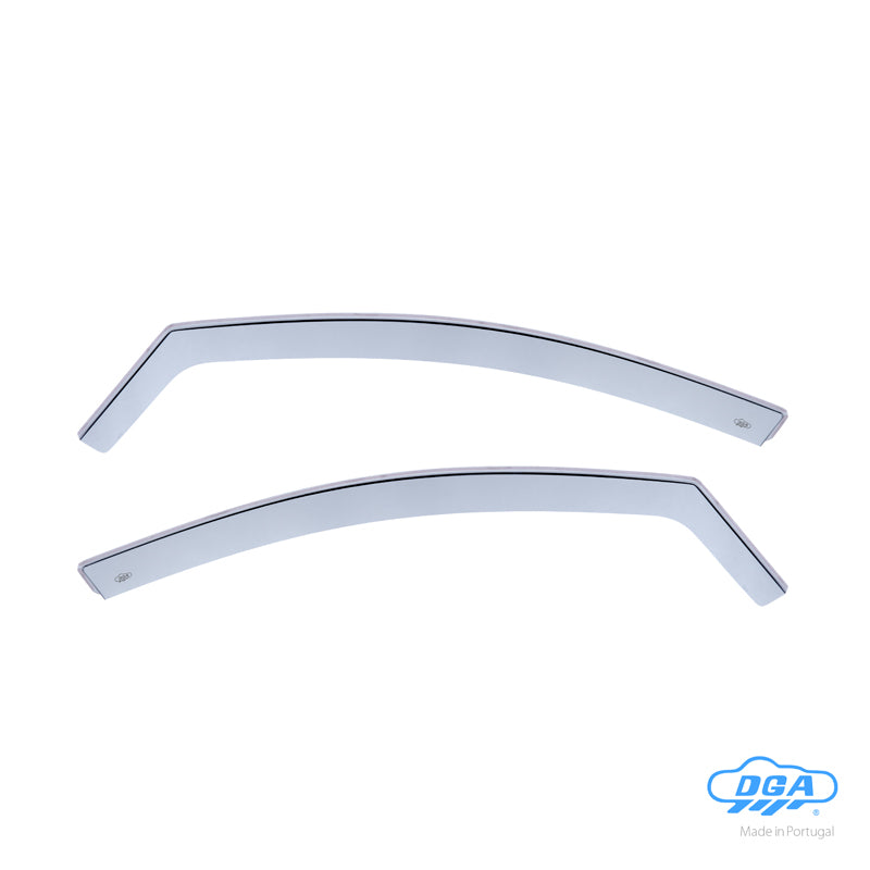 DGA, Winddeflectors, Rookkleurig, Voor portieren, 2 st., passend voor Renault Megane IV HB 5-deurs & Grandtour (2016-)