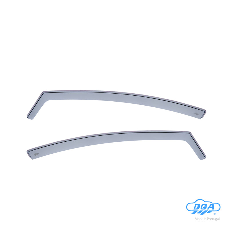 DGA, Wind Deflectors, Smoked, 2-pieces, Fits Seat Leon II (1P) (2005-2012)