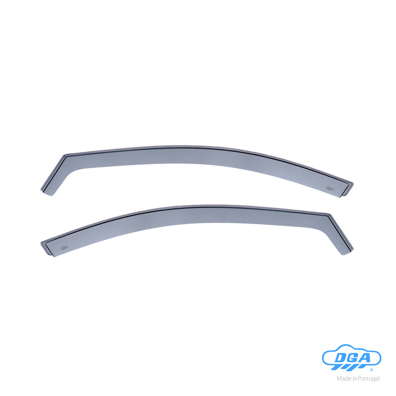 DGA, Wind Deflectors, Smoked, 2 pcs., fits Seat Ibiza (6F) 5-door (2017-)
