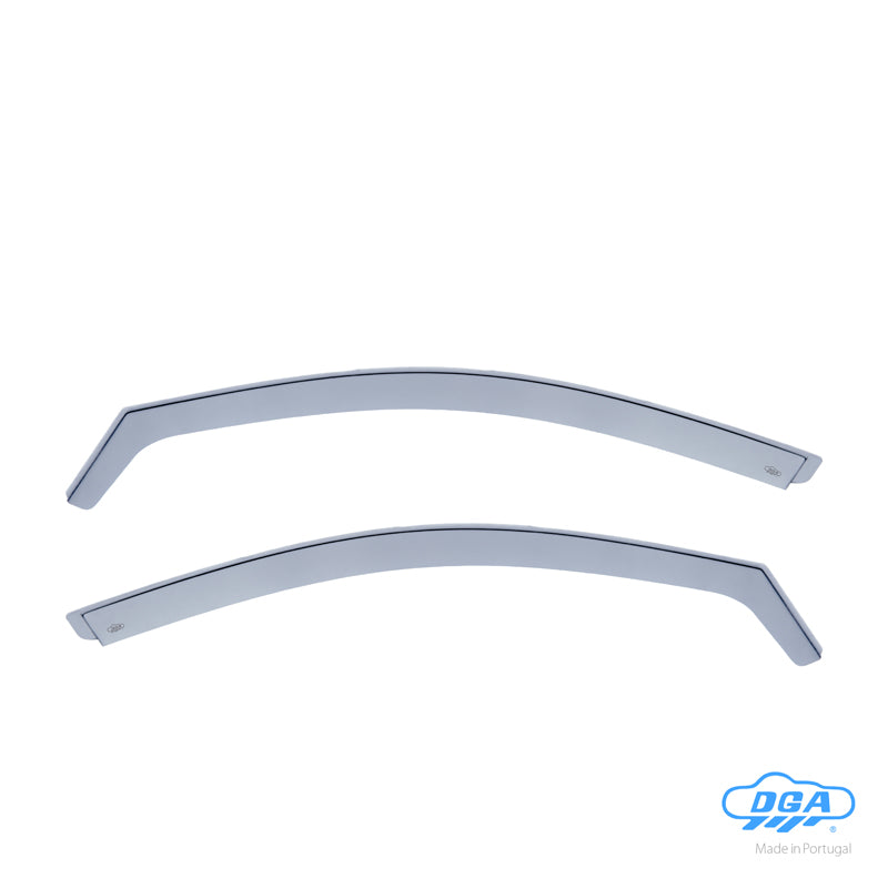 DGA, Wind Deflectors, Smoked, for front doors, 2 pcs., fits Seat Ateca (2016-) & Cupra Ateca (2018-)