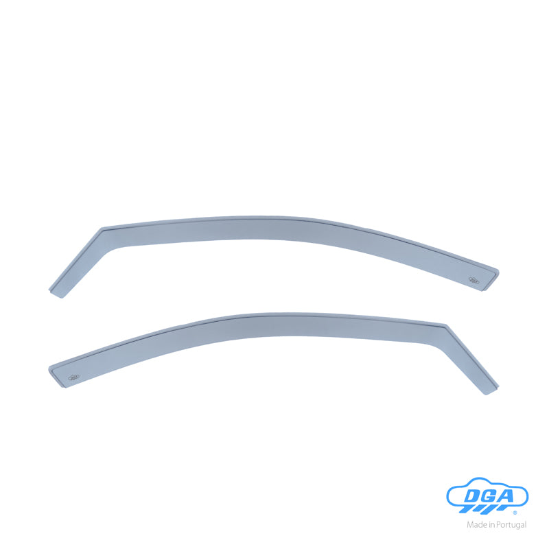DGA, Windgeleiders, Rookkleurig, 2 stuks, geschikt voor Skoda Octavia III (5E) Sedan/Kombi (2013-2017) & (2017-2020)