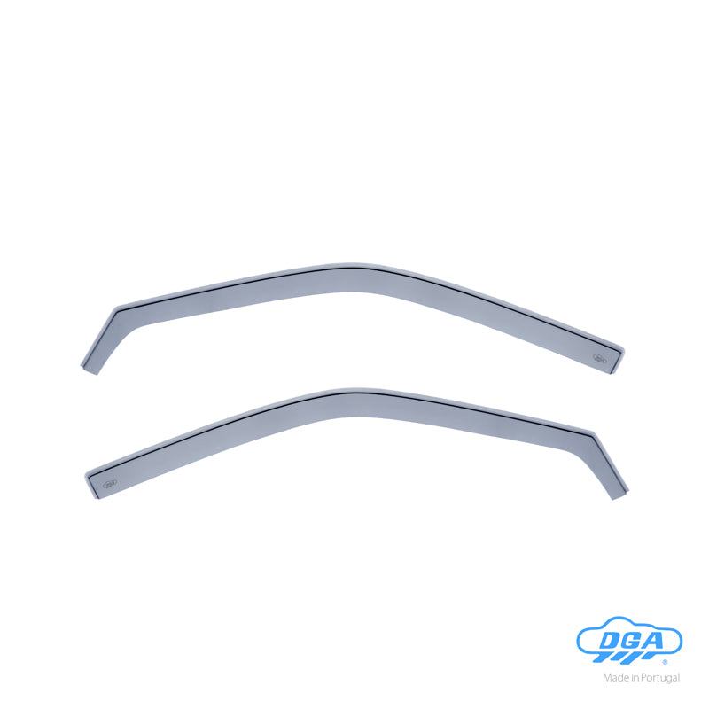 DGA, Wind deflectors, Smoke-tinted, 2-pack, fits Toyota Starlet (P8) 3-door (1990-1996)