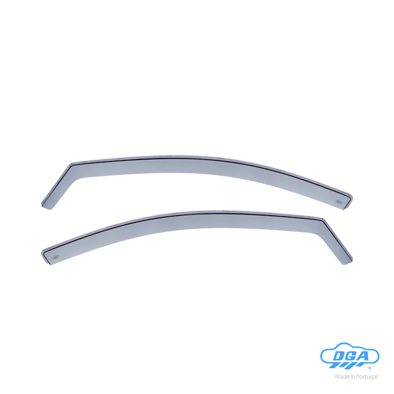DGA, Wind Deflectors, Smoked, 2 pcs., Fits Toyota Auris (E18) HB 5-door & Touring Sports (2013-2018)