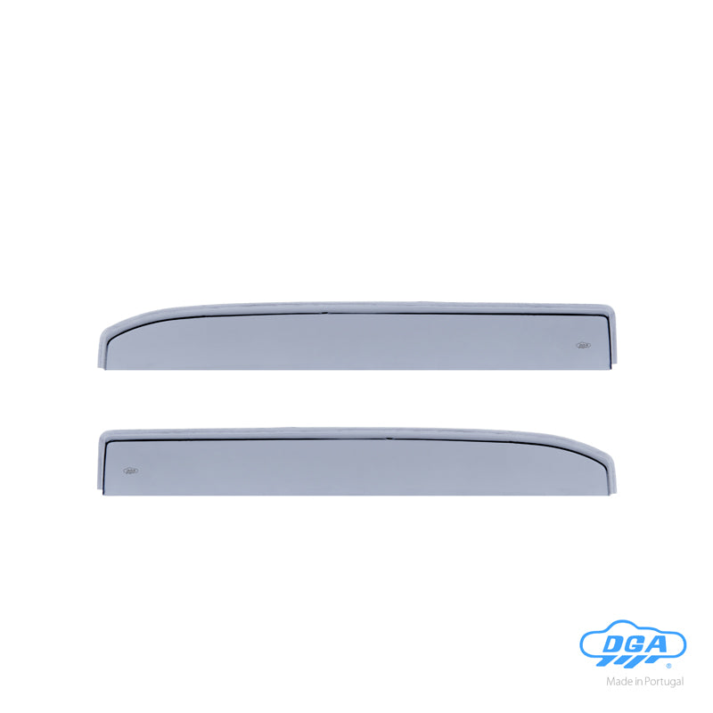DGA, Déflecteurs d'air, teintés fumé, 2 pièces, compatible avec Volkswagen Polo 86C (1986-1994)