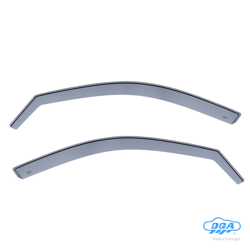 DGA, Déflecteurs d'air, teinté fumé, 2 pièces, compatible avec Volkswagen Golf IV HB 5 portes/Variant (1997-2003) & Bora Sedan/Variant (1998-2004)