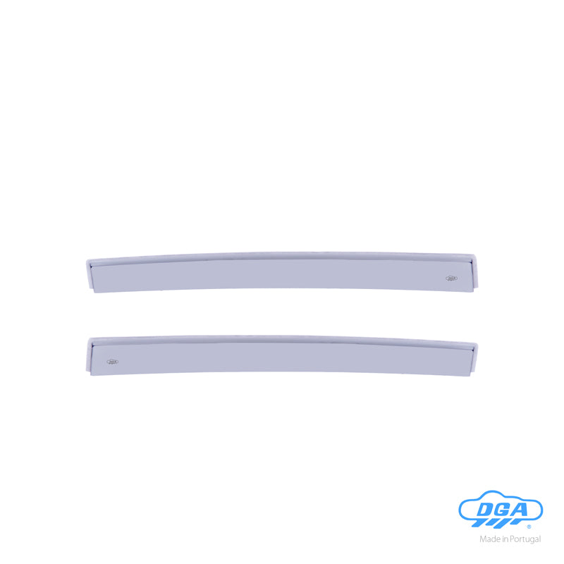 DGA, Déflecteurs de pluie, pour portes arrière, fumés, 2 pièces, compatible avec Volkswagen Golf V HB 5 portes (2003-2008)