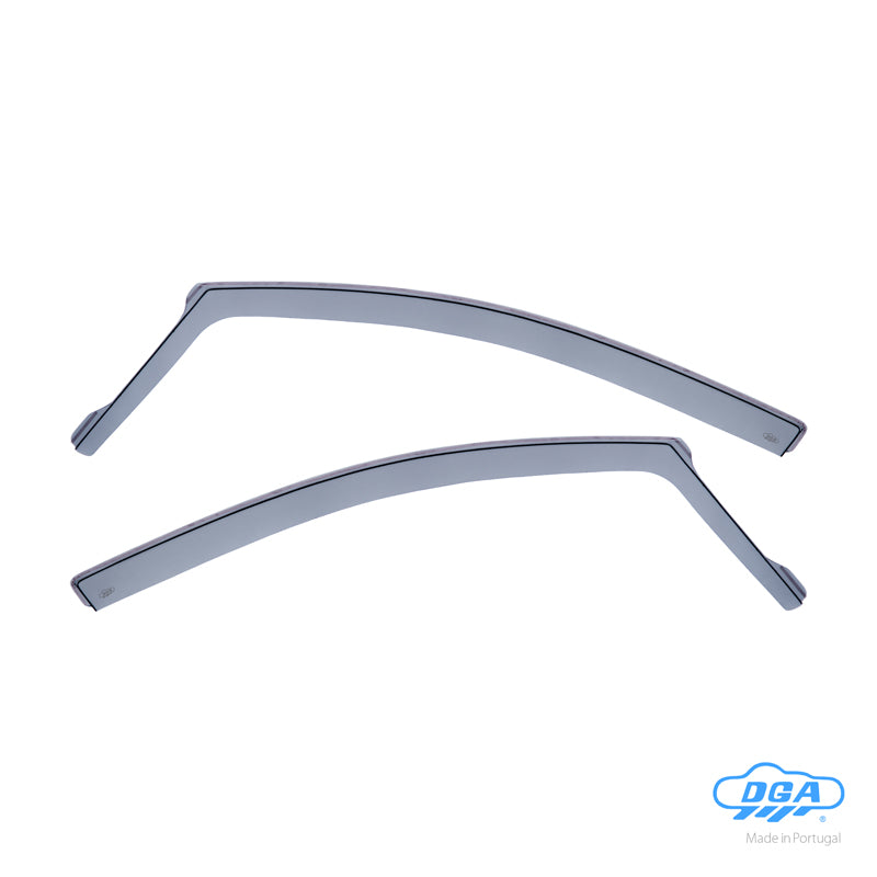 DGA, Wind deflectors, Smoked, 2 pcs., fits Volkswagen Touran (1T) (2003-2015)