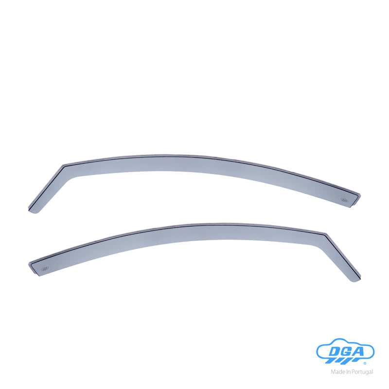 DGA, Windgeleiders, rookkleurig, 2 stuks, voor de voorportieren, past op Volkswagen Passat 3C (B6/B7) Sedan/Variant/Alltrack (2005-2014)