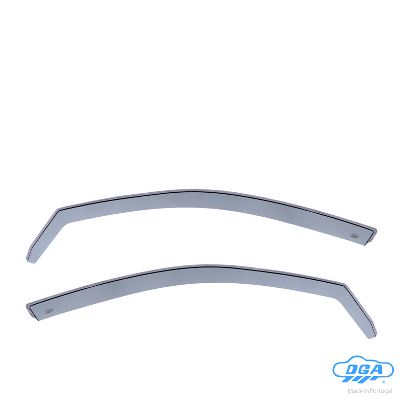 DGA, Windgeleiders, Rookkleurig, 2-pack, past op Volkswagen Golf V & VI Variant (2007-2013) & Jetta V (2005-2010)