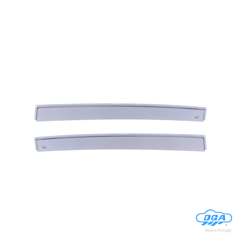 DGA, Déflecteurs de pluie, fumés, 2 pièces, compatible avec Volkswagen Golf VI HB 5 portes (2008-2012)