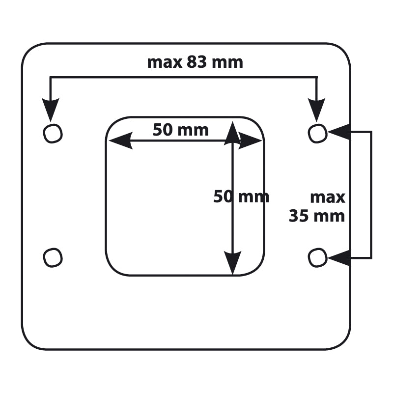 Dynamik, Air Flow Sensor Adapter for Bosch injection systems - 76mm connection