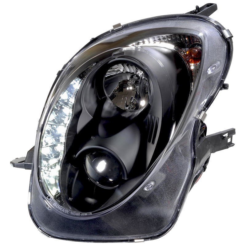 Headlights, DRL fits Alfa Romeo Mito 2008- - black