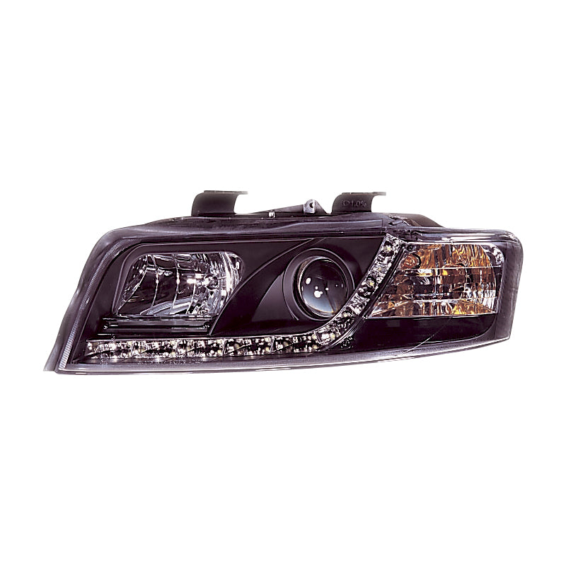 koplampen, DRL past op Audi A4 8E/B6 2001-2004 - zwart